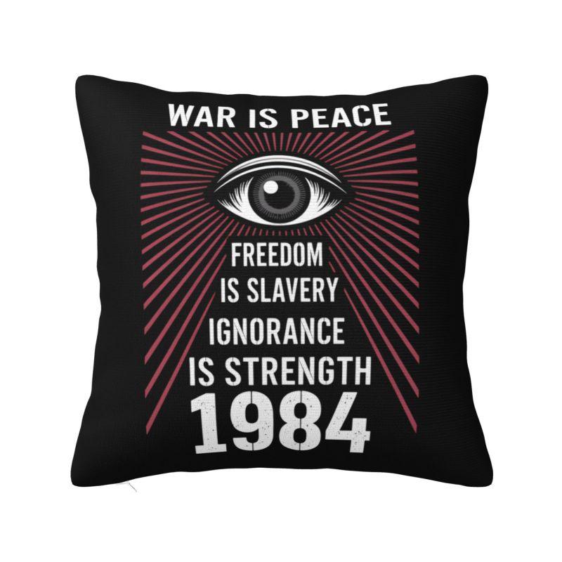 Big Brother George Orwell Cushion Covers Xcm Velvet Throw Pillow Case for Sofa Car Square Pillowcase Home Decorative