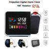 Moderno Reloj Despertador Digitales Con Proyector Digital Backlight Weather Forecast Alarm Clock With Time Projection