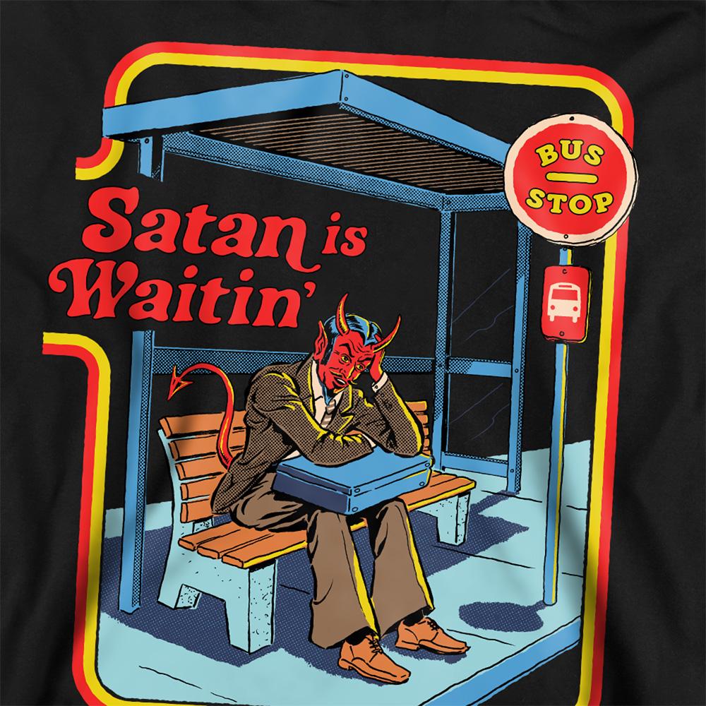 Steven Rhodes Unisex Adult Satan Is Waitin Sweatshirt