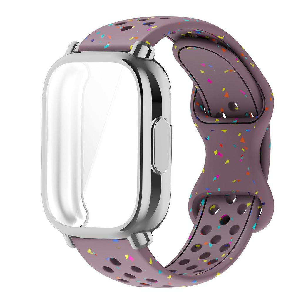 Řemínek+Pouzdro Pro Xiaomi Redmi Watch 5 active 5 Lite Ochranný Kryt Celý Displej TPU Měkký Kryt a Silikonový Prodyšný Sportovní Pásek