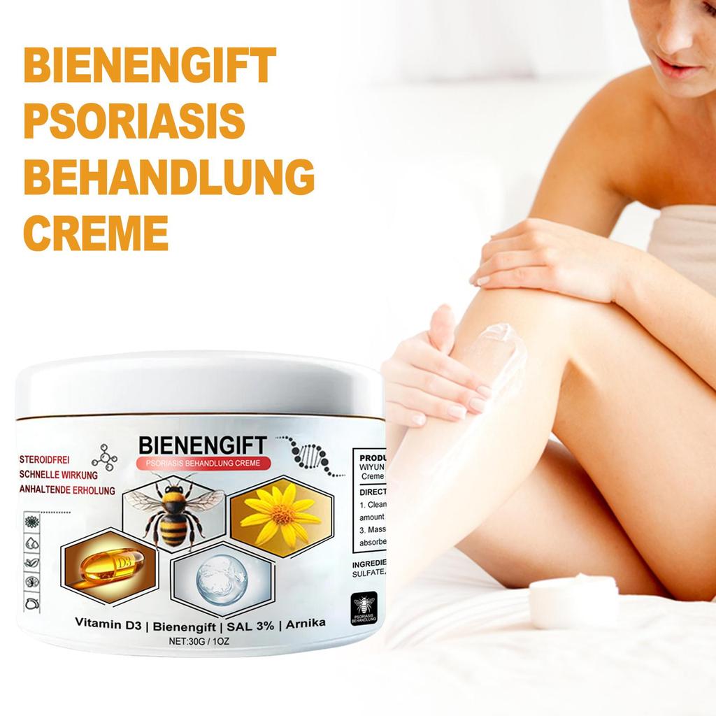 30g Bee Venom Body Cream Body Skin Nourishing Moisturizing Discomfort Relieving Care Daily Massage Applicator Cream