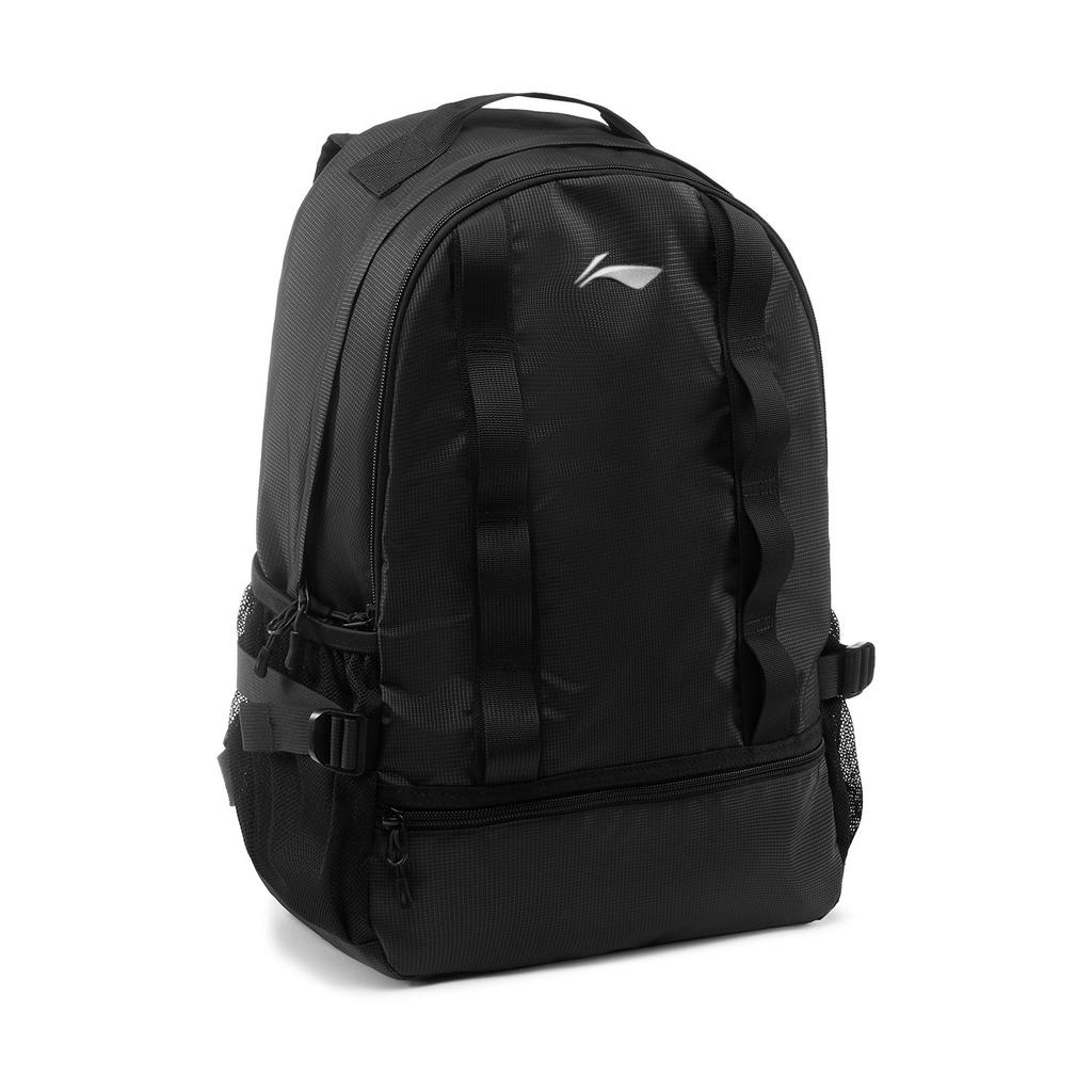 Li Ning Fitness Series Polyamide Backpack Unisex Black ABSU527-1