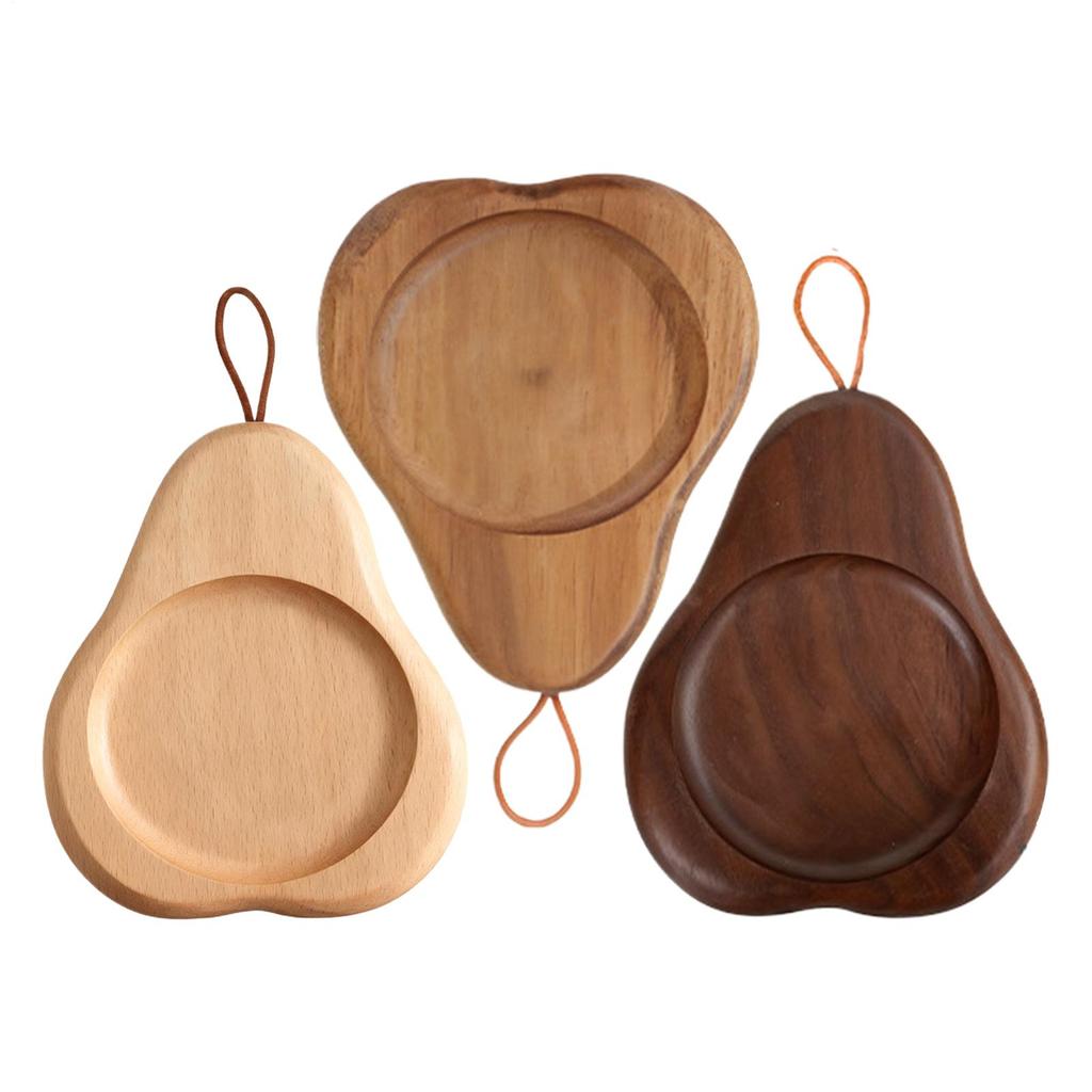 Holzbeständige Matte Tragbare Holzuntersetzer für Getränke Unterseite für Trinkbecher Teetassenuntersetzer für Kaffee Untertasse Tassenuntersetzer