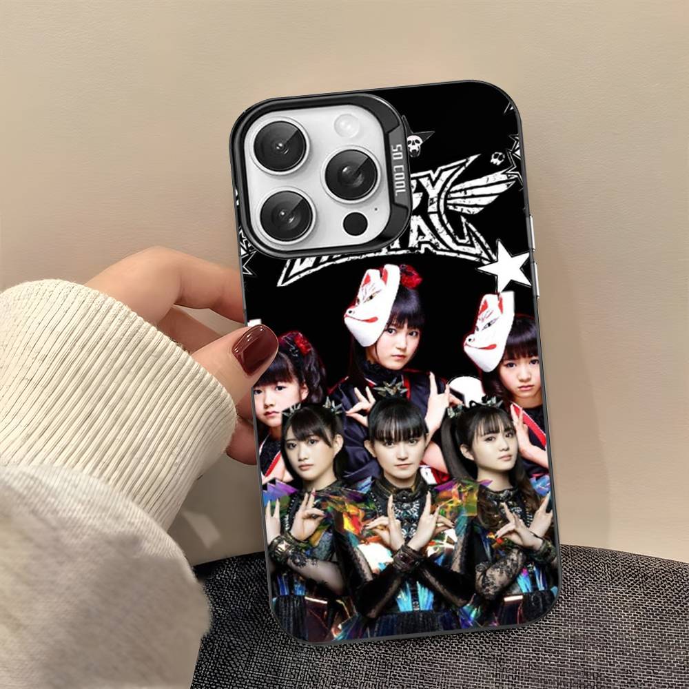 Japanese B-BABYMETAL Band Phone Case For IPhone 17 Air 16 15 14 13 12 11 Pro Max Color Hard Cover