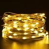 Light Garland - AIMOONSA - 3 M - 30 LED - Orange LED - Flexible Silver Copper Wire
