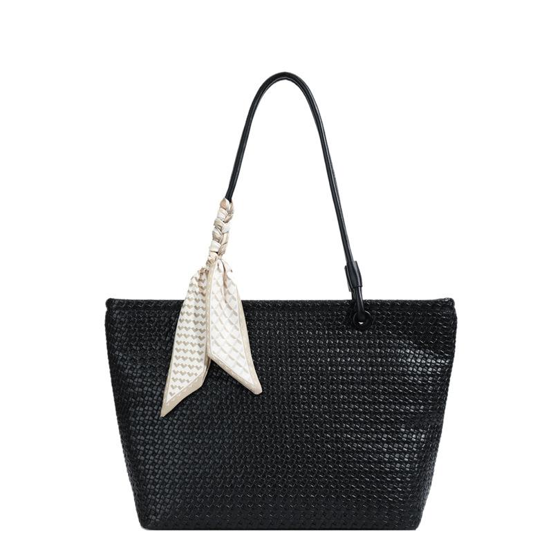 Fashion Large-capacity Tote Bag Women's 2025 Autumn New Korean Version of Simple Casual Armpit Bag High-value Shoulder Bag