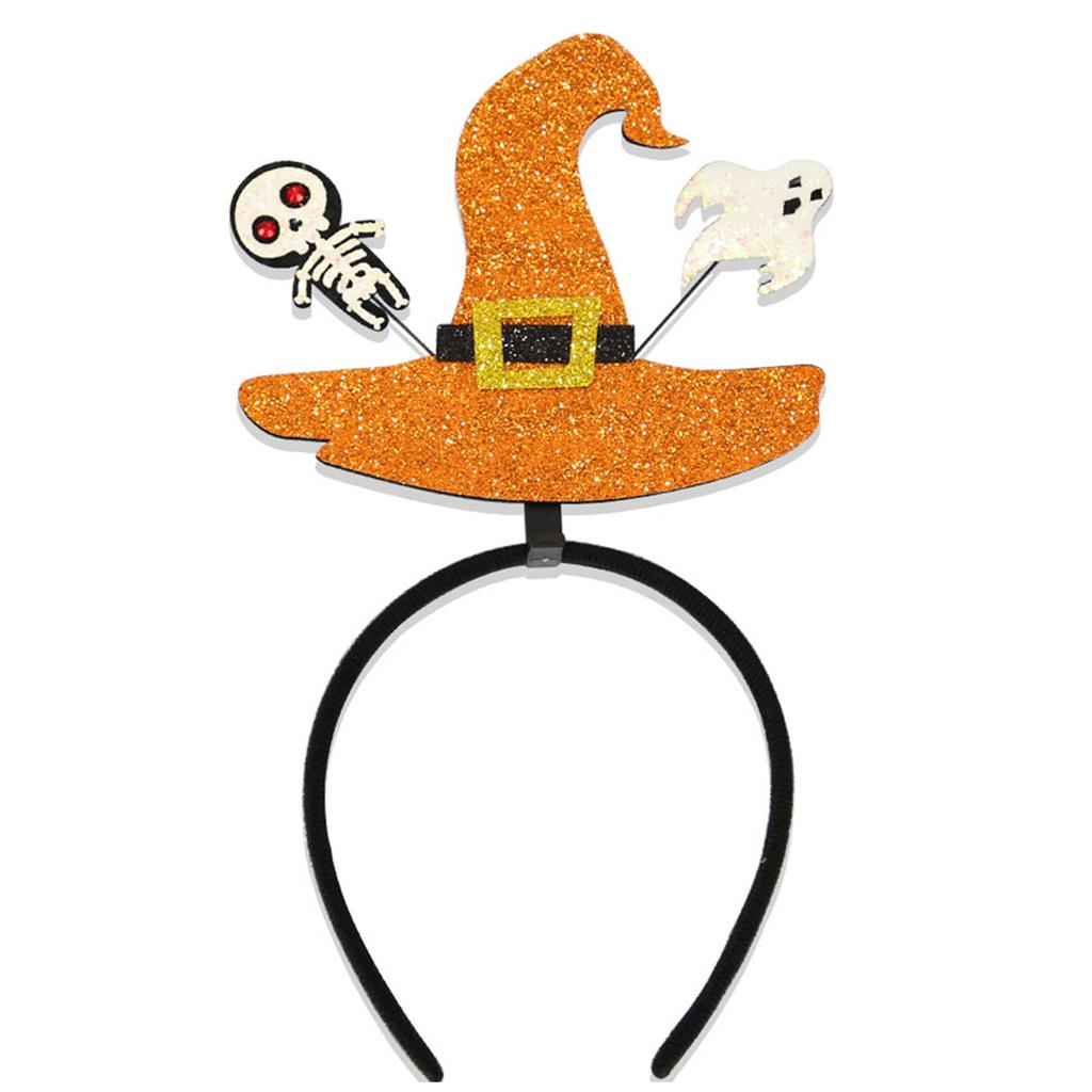 Witch Halloween Headwear Headband Photo Props Party Cosplay Costumes Dancing Party Skeleton Headband Halloween