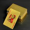 Black Gold Playing Cards Plastic Waterproof Poker Card Multi-Holiday Practical Party Board Game Toy For Family Group Game Night