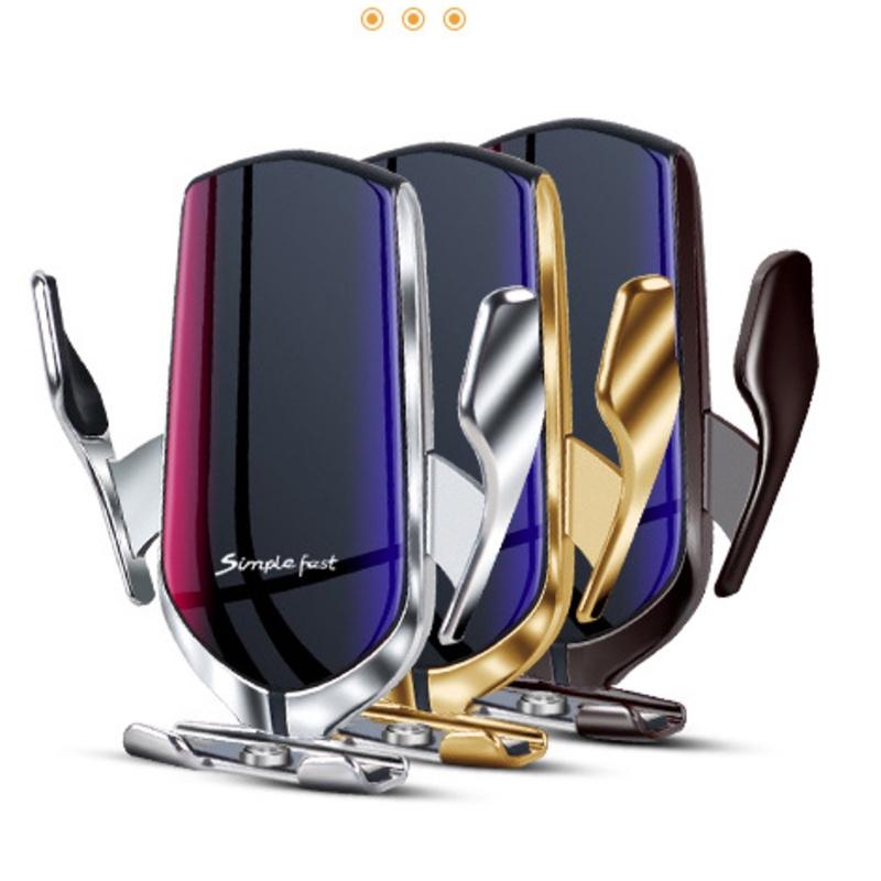 Direktverkauf ab Werk R2s Intelligente Infrarot-Induktion Auto Kabellose Lade-Handyhalterung Magnetische Adsorption Kabelloses Ladegerät Zeichen)