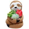 Creative Succulent Planter Flowerpot Black Cat Cute Resin Plant Pot Best Gifts for Family Friends Sloth Plant Holder Xmas Gifts