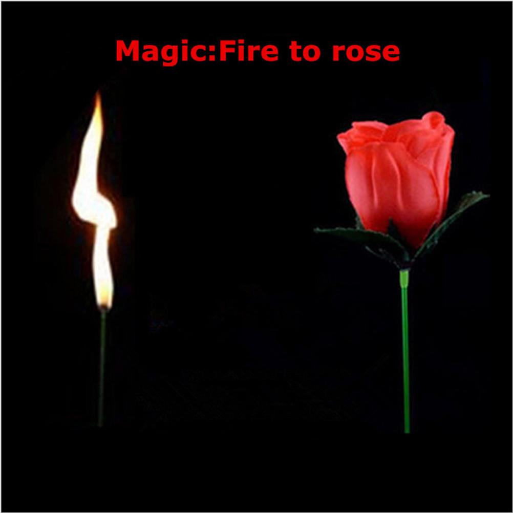 Fackeln ändern Rosen Zaubertricks Lustige Neuheit Überraschung Mystisches Spielzeug