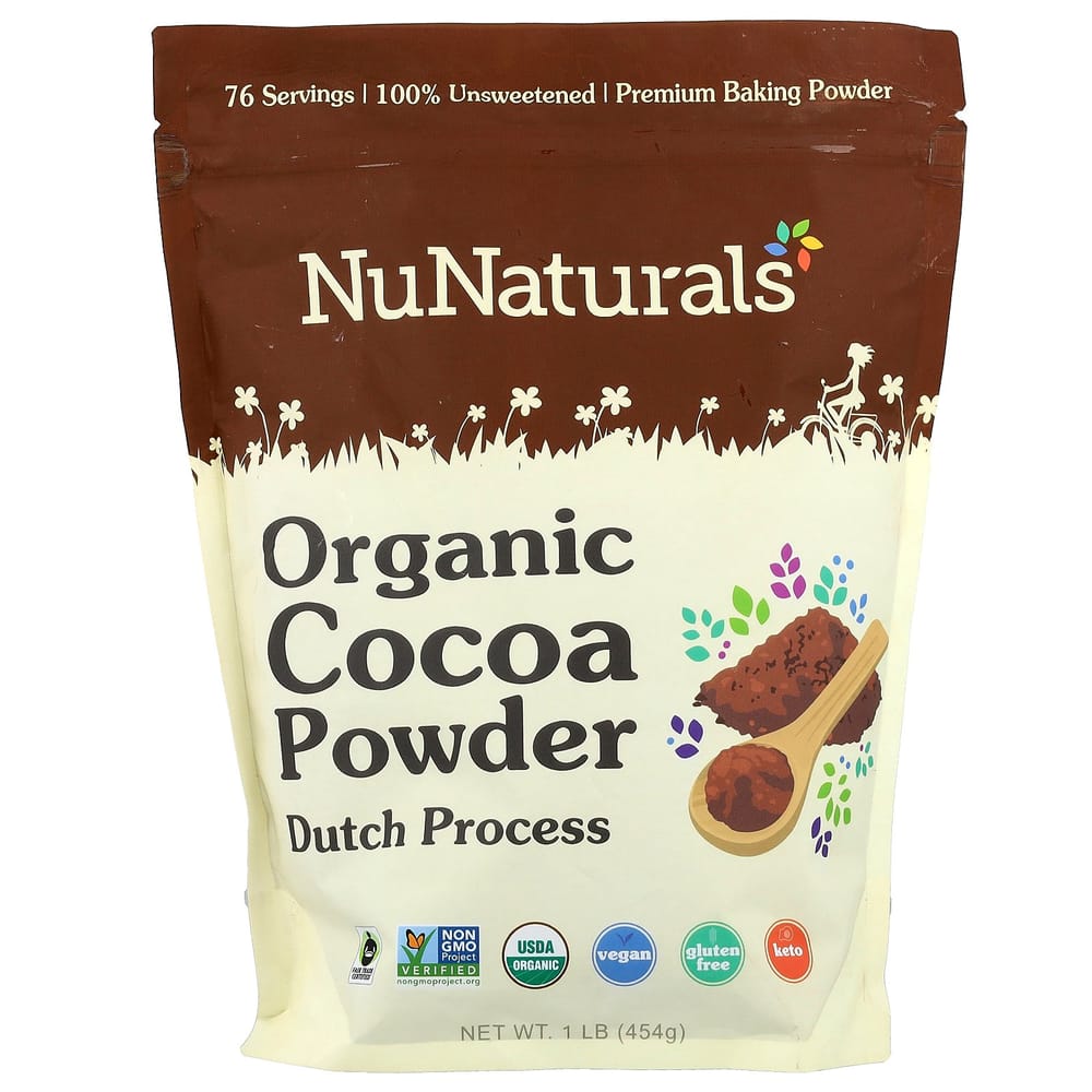 New Naturals Cocoa Powder 454g (1lb) 454g - 1 ea
