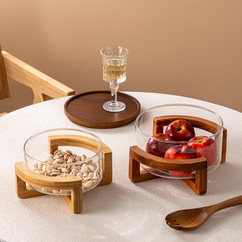 Japanese Glass Fruit & Salad Plate for Home