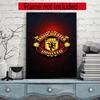 Manchester Diamond Painting Round Diamond Mosaic Rhinestones Diamond Embroidery Craft Kit Wall Decor Without Frame