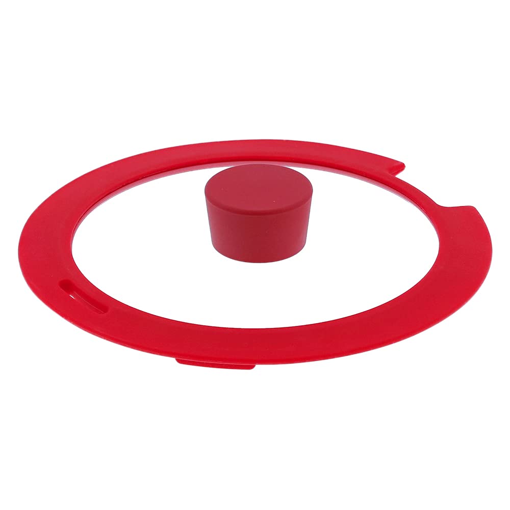 

Bestco Frying Pan and Pot Combined Glass Lid 20cm Single Item Red IH Compatible NM-130 Delicious Sign Evolt