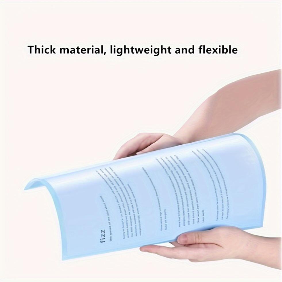 Thickened 16c Insert File Bag L-Shaped Folder Colorful Single-Page Data Report File Protection Sleeve Waterproof Resume Folder