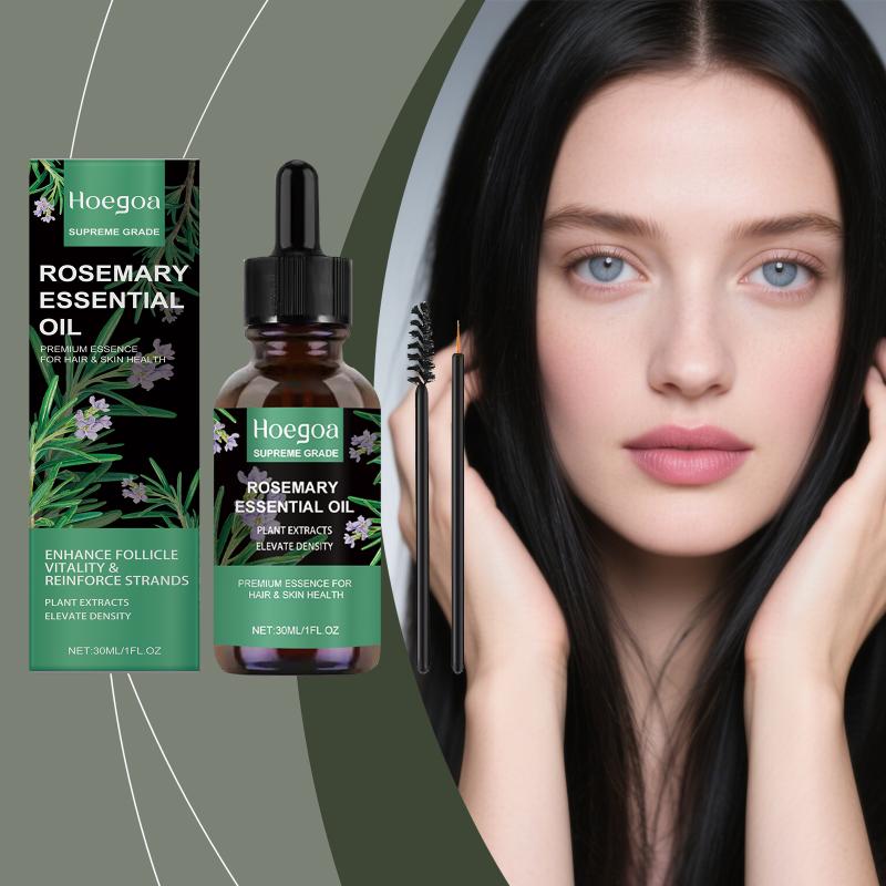 Rosemary Hair Care Oil for Silky Healthy Hair Nourishing Essential Oil for Daily Scalp Massage and Home Use