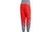 adidas Pantaloni della tuta lavorati a maglia da donna Arancione Rosso con polsini moderati HD9141