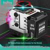 High-Precision 12-Line German Laser Level - Red, Green, Blue & Purple