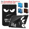 Anti-fall Folio Cover Protective Shell for PocketBook Touch Lux 5 4 HD 3 616 627 632