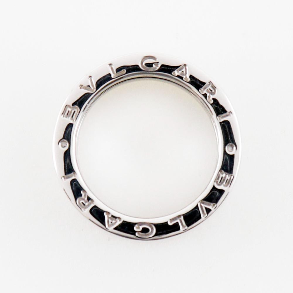 BVLGARI Save the children Ring Silver925/Black ceramic #4.3(US Size) 5.9g Women Used