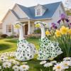 Irish Themed Geese Outfit For Patio Decoration Perfect For Patricks Day Celebration And Spring Parties