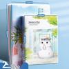 Soft Leather Student Notebook - A5/B5 Lined, Thick Cartoon Diary