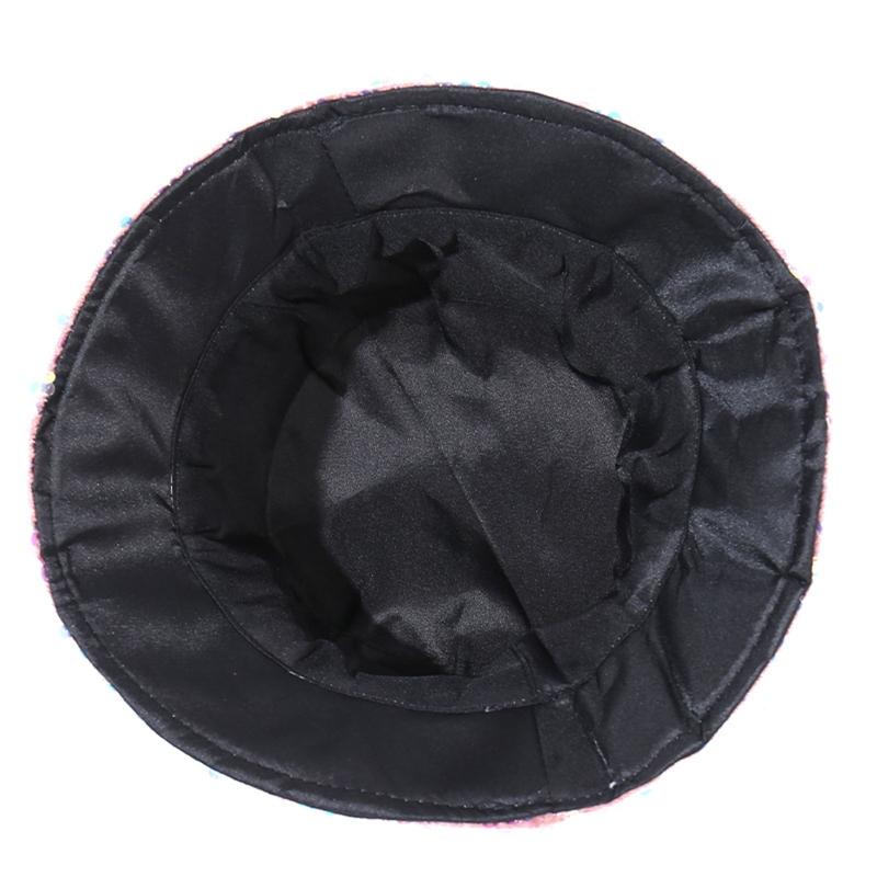 for Dazzle Color Sequins Bucket Hat Multi-Color All-match Wide Brim Bucket Hat Cool Summer Breathable Fisherman Cap Unis
