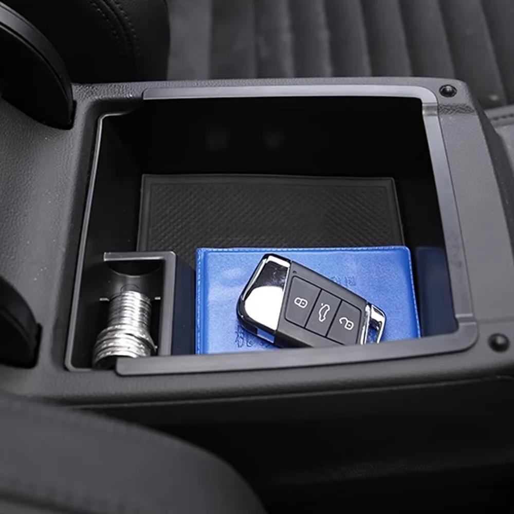 Armrest Storage Box Tray for Volkswagen VW Passat B8 Sedan Variant Alltrack 2016 2017 2018 Car Center Console Glove Holder Case