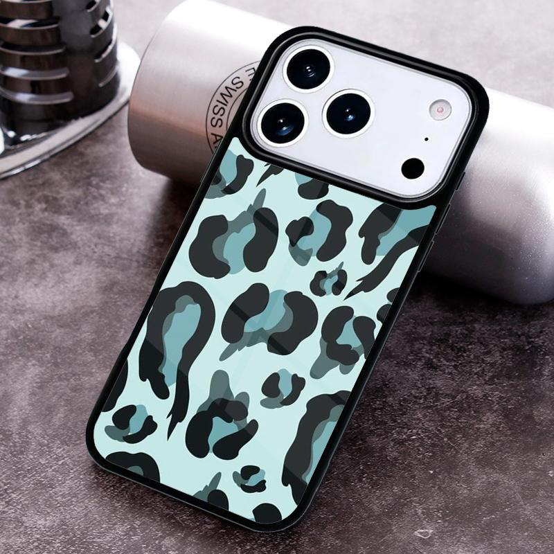 Fashion Leopard Print Phone Case for iPhone 17 16 15 Pro Max Air 14 13 12 11 Plus Shockproof Cover