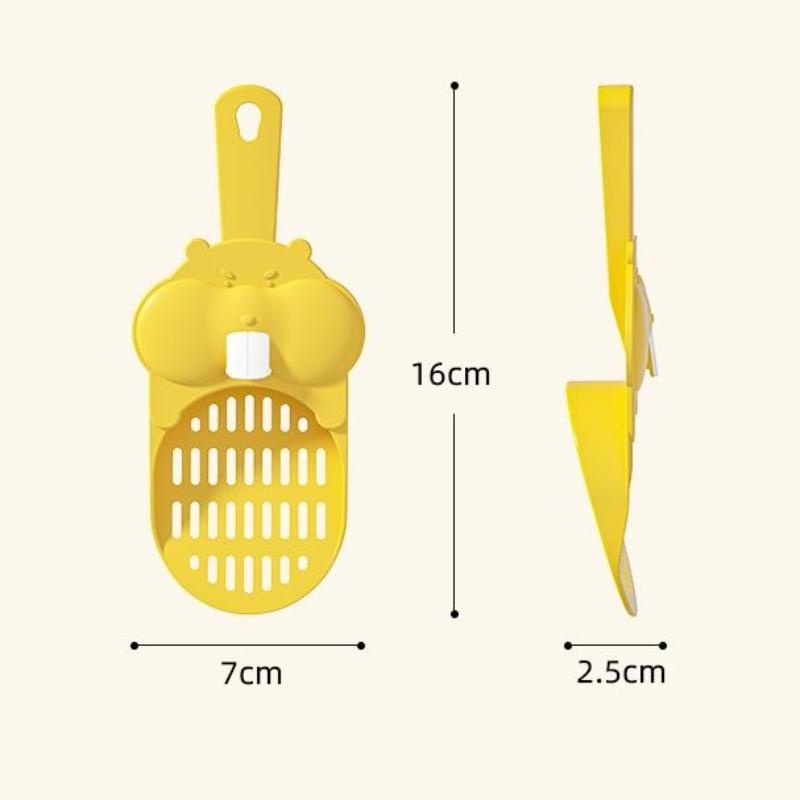 Portable Small Animal Litter Shovel - Hamster Squirrel Toilet Sand Scooper Pet Cleaning Tool