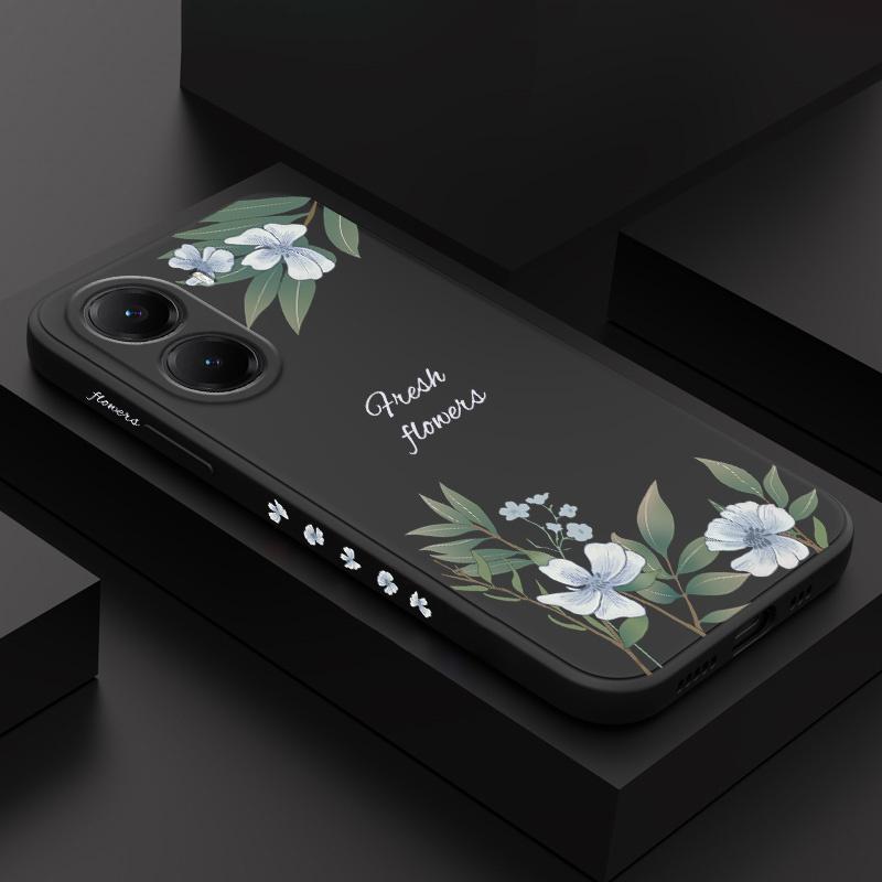 Blättrige Lilie Handyhülle Für Huawei Honor 600 500 400 300 200 100 90 Pro Lite Smart Magic 8 7 4 Silikon Weiche Hülle