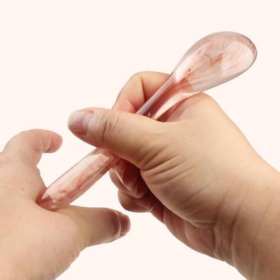 Resin Massage Wand Spoon Body Gua Sha Tool Acupoint Pen Eye Massage Stick Cream Applicator Meridian Face Skin Care Tool
