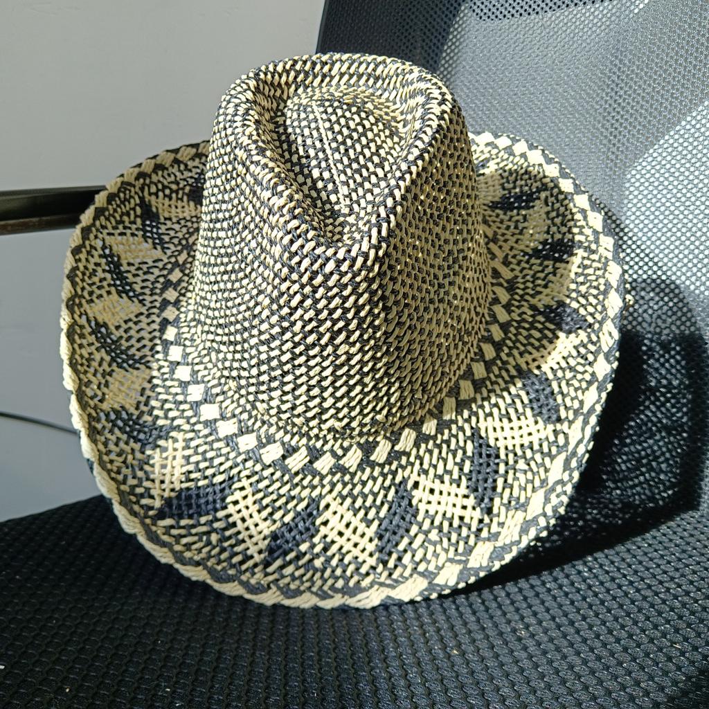 Women's Cowboy Straw Hat 2024 New Western Cowboy Sun Hat Spring Knight Hat Men's Jazz Hat Summer Cowboy Hat Sombrero Hombre