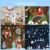 Festive Large Christmas Static Window Stickers Pvc Cling Decorations For Joyful Holiday Spirit