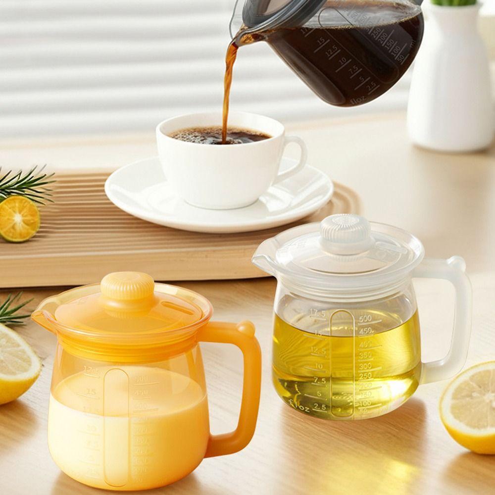 Leakproof Silicone Teapot 500ml Capacity Milk Jug Multipurpose Coffee Carafe  Juice Serving