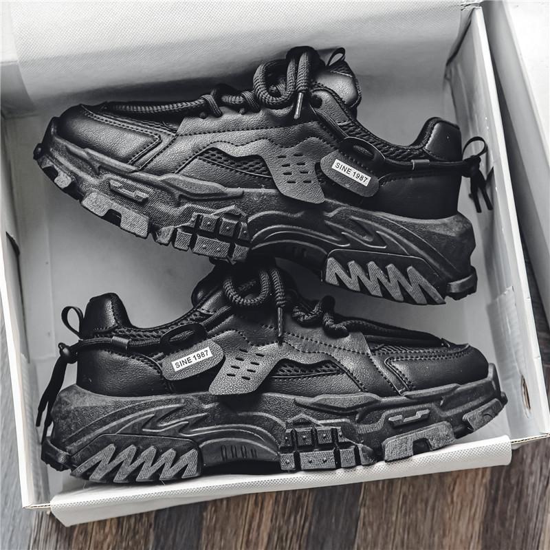 2024 spring and autumn new men's shoes Korean version of dad shoes men's sports shoes foreign trade large size shoes non-slip travel shoes