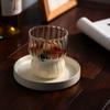 1ks 300ML Ins ledové mléko kávové sklenice žebrované sklenice na pití na koktejl, pivo, sodu, džus, domácí bar, párty