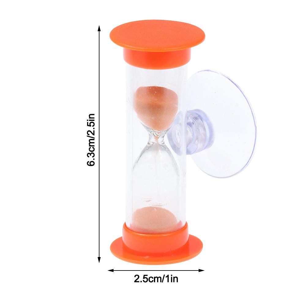 Colorful Tooth Brushing Shower Hourglass Sand Timer 3-Minute Sand Clock