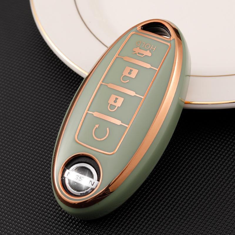 Nissan Key Shell sprādze priekš Sylphy, Teana, Qashqai, X-Trail, Kicks, Tiida, Bluebird