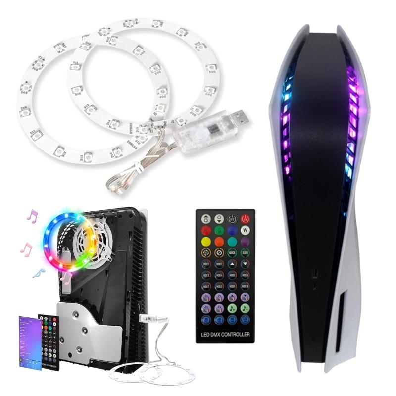 RGB LED Light Strip for Console 8 Colors 400 Effects DIY Decoration Accessories Flexible Tape Lights Strips