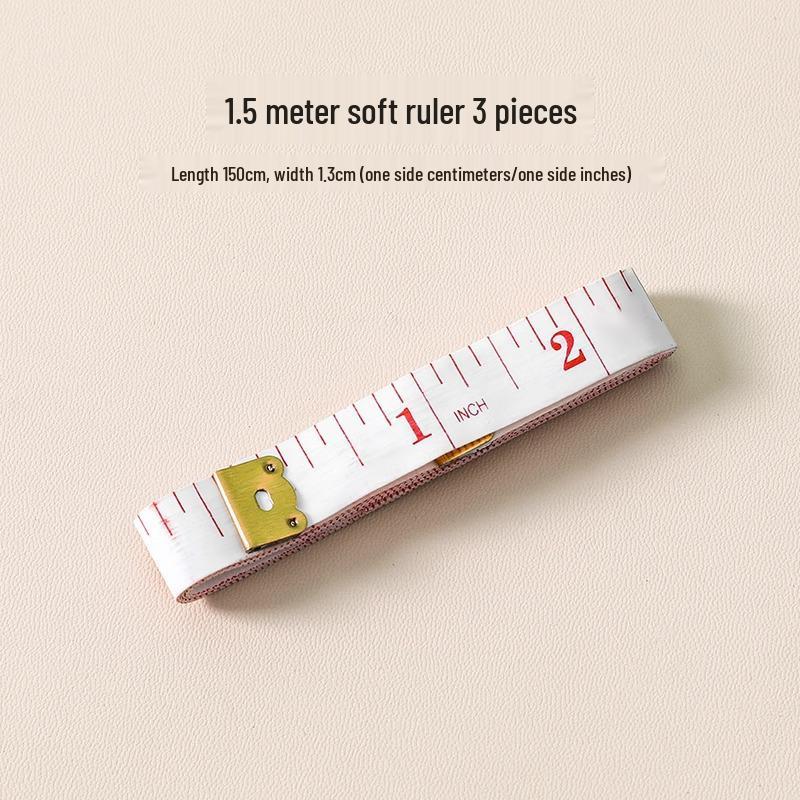 1.5 Meter Soft Tape Measure for Bust, Leg, and Body Circumference – Perfect for Tailors and Sewing.