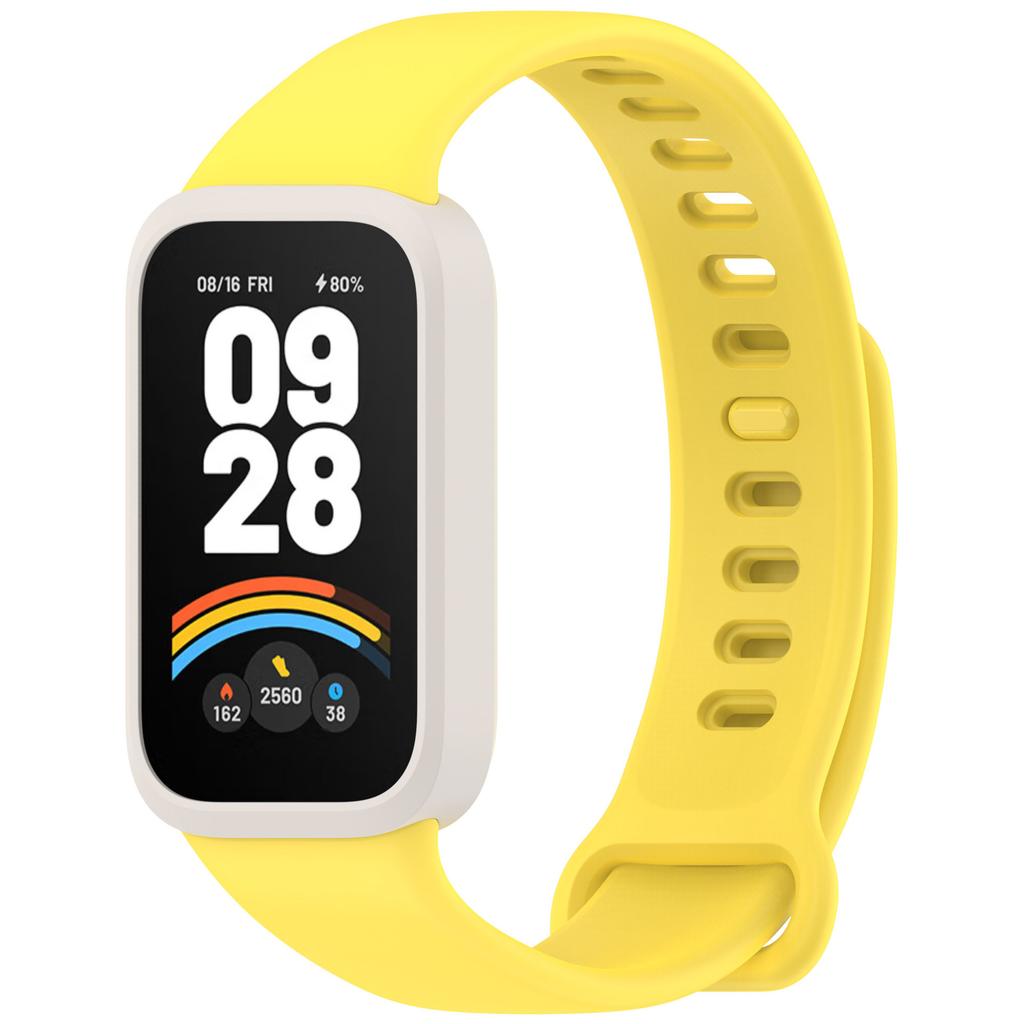 Silicone Strap+Case for Smart Band 9 Active Strap Smart Watches Accessories Bracelet for Redmi Band 3 Strap Watch Cover