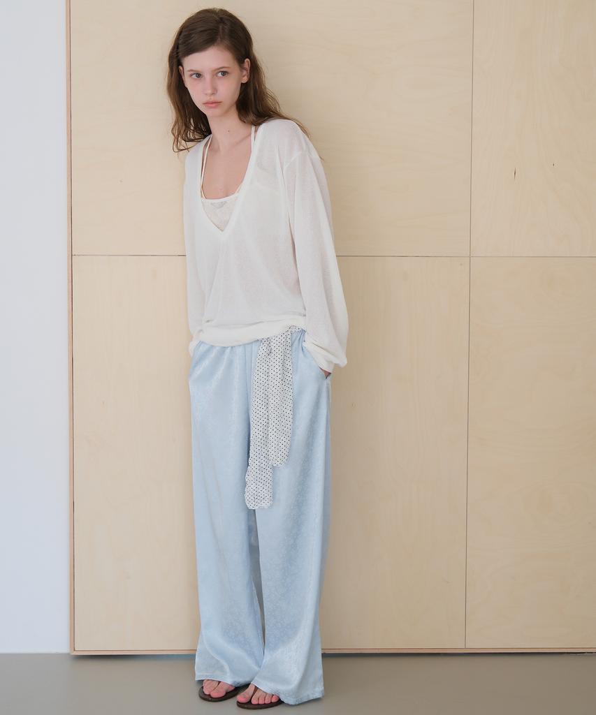 Prebois Floral Satin Pants