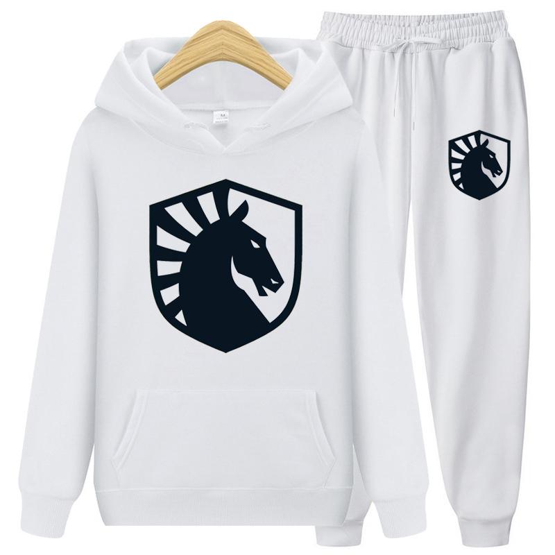 Spring Hoodies Set Sweatshirt+Sweatpants Suit Autumn Winter Warm Tracksuit Sets Women's Classic Hooded Outwear Sets