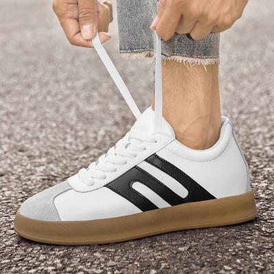 Mode Mocassins Classiques Homme Lacets Baskets Homme Chaussures Tenis Masculino Cuir Véritable Chaussures de Skate Homme Nouvelles Chaussures Décontractées Mode