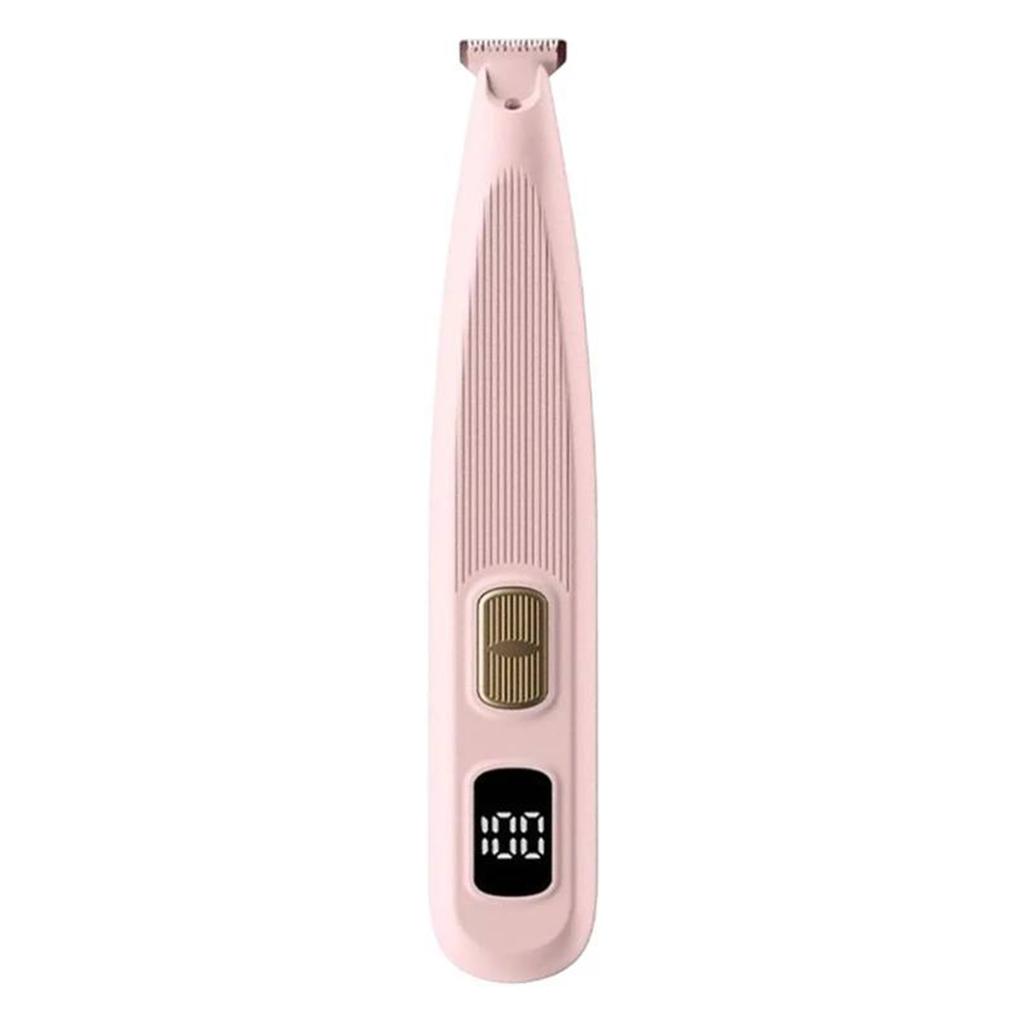 Pet Hair Trimmer Low Noise USB Rechargeable Waterproof Pet Hair Shaver with LED Light for Dogs and Cats