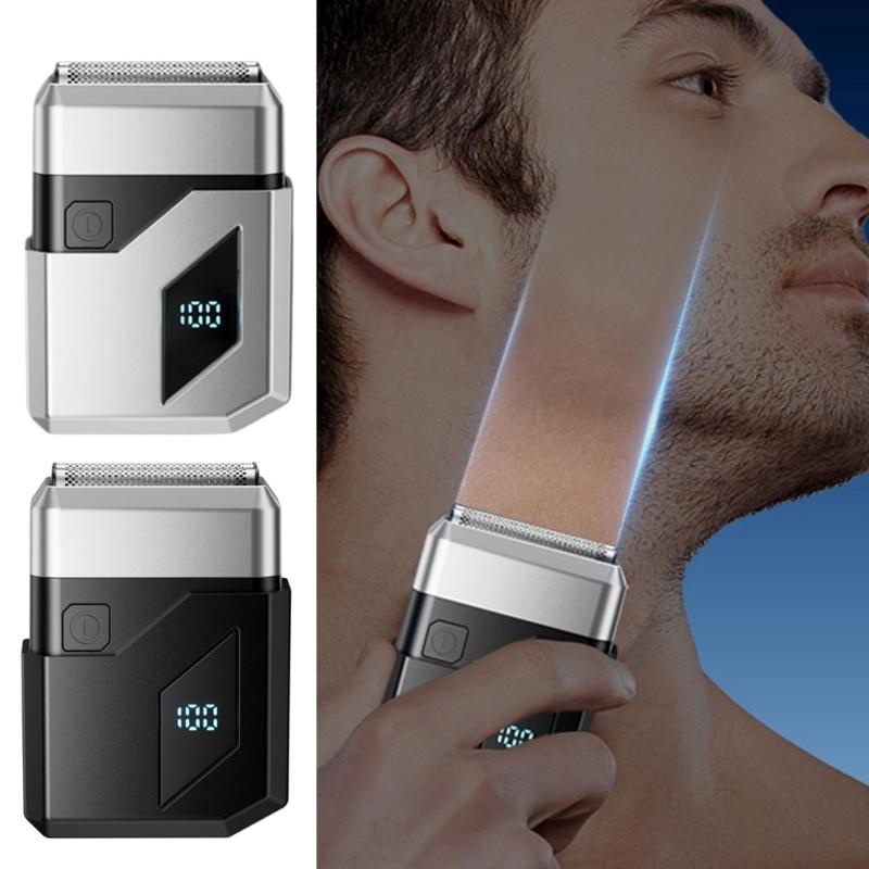 Travel Friendly Rechargeable Electric Shaver Waterproof Electric Shaver ABS Texture Suitable for Men Wet and Dry Use