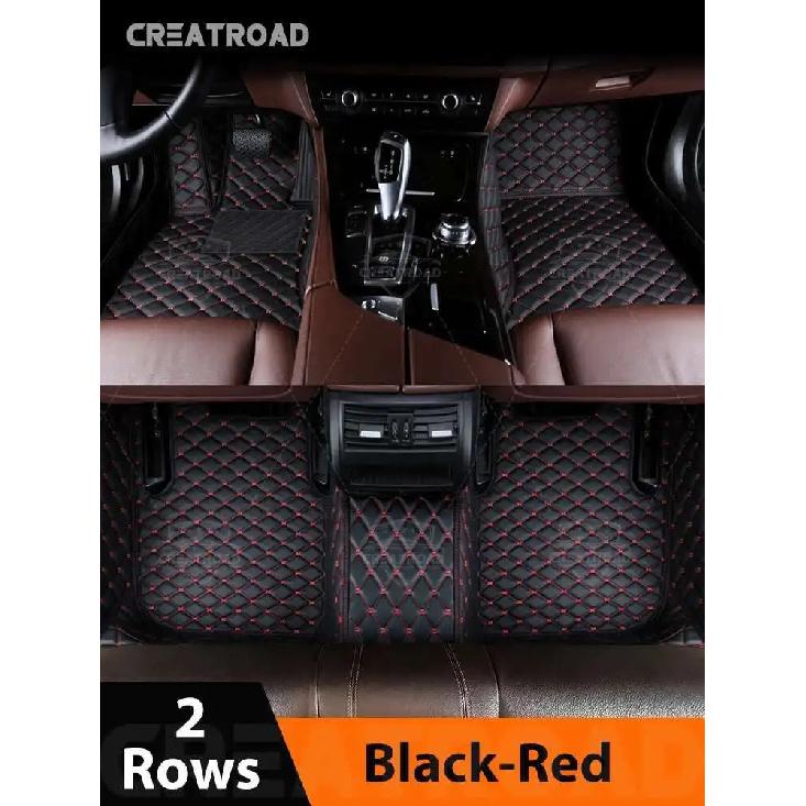 Autofußmatten für Toyota Highlander Hybrid 7 Sitze -2025 Auto-Fußmatten Automobil-Teppichabdeckung Innenzubehör