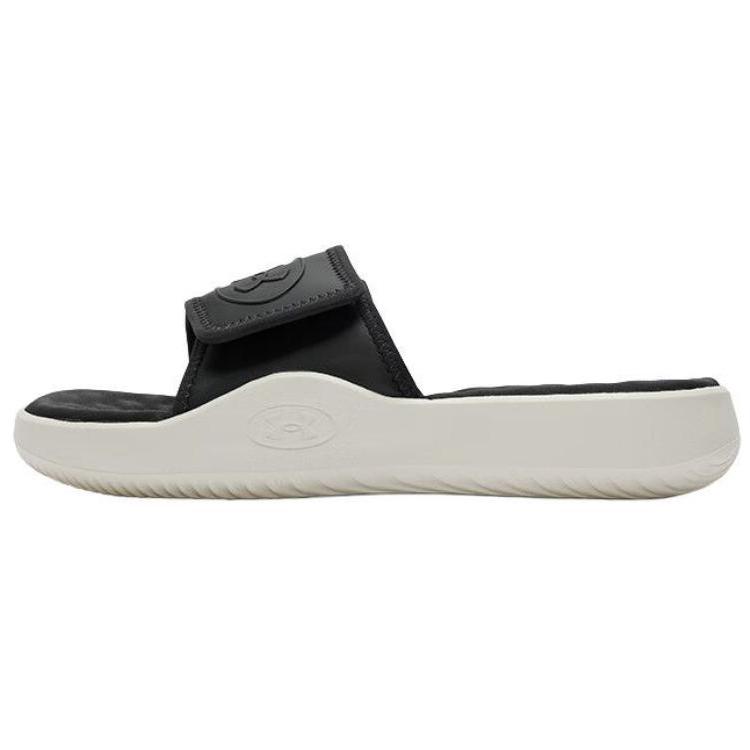 Under Armour Ignite Pro 8 Simple Comfortable Non-Slip Slide Sandals Women Footwear Black White 6000033-024